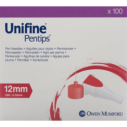 UNIFINE Pentips needles 29G 0.33x12mm 100 pcs buy online