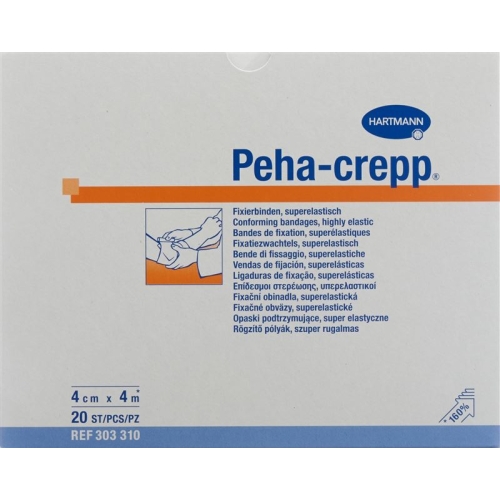 Peha Crepp S Kreppbinde 4mx4cm Weiss 20 Stück buy online