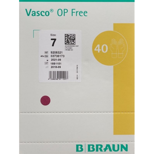 Vasco OP Free Handschuhe Grösse 7.0 40 Paar buy online