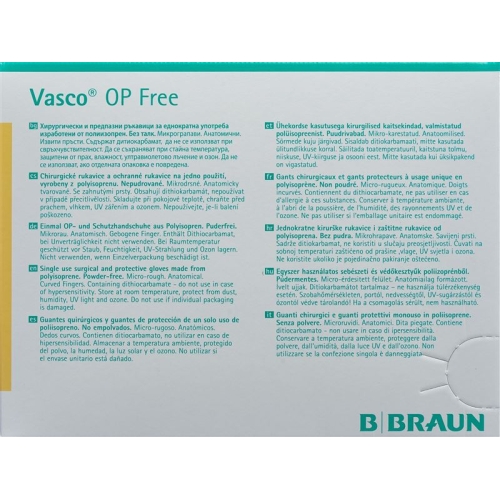 Vasco OP Free Handschuhe Grösse 8.0 40 Paar buy online