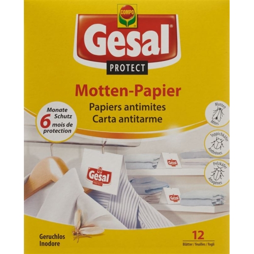 Gesal Motten Papier 12 Stück buy online