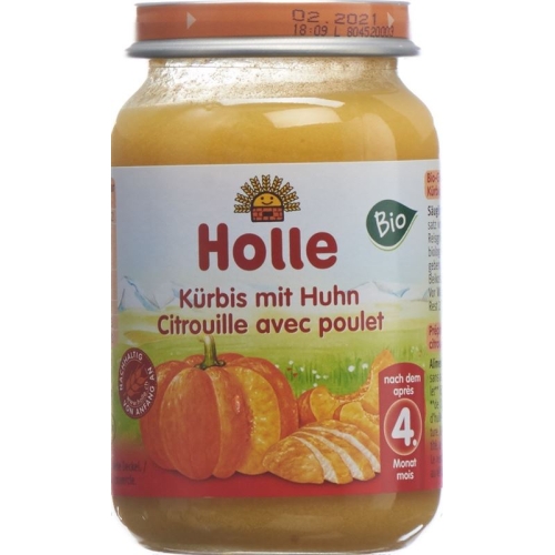 Holle Pumpkin with Chicken from the 4th month Organic 190g buy online