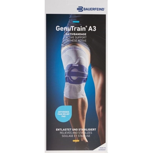 Bauerfeind GenuTrain A3 Aktivbandage Knie Grösse 1 Rechts Titan buy online