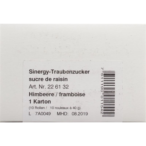 Sinergy Traubenzucker Himbeere 40g buy online