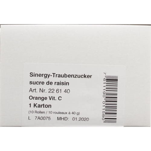 Sinergy Traubenzucker Orange Vitamin C 40g buy online