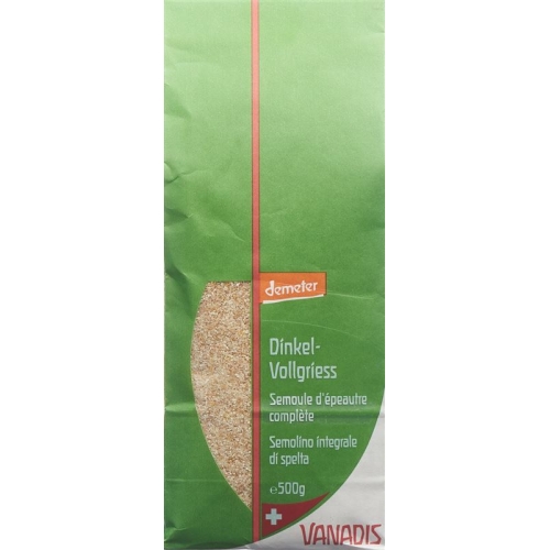 Vanadis Dinkel Vollgriess 500g buy online