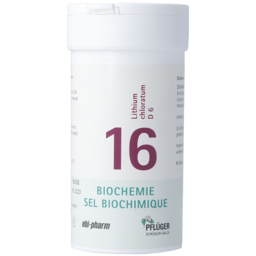 Pflueger Schüssler Nr. 16 Lit Chlor Tabletten D 6 100g buy online