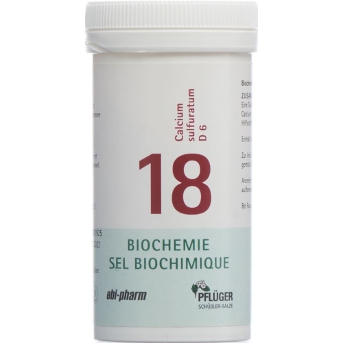 Pflueger Schüssler Nr. 18 Calc Sulf Tabletten D 6 100g buy online