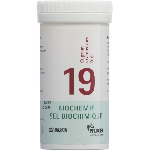 Pflueger Schüssler Nr. 19 Cupr Arseni Tabletten D 6 100 buy online