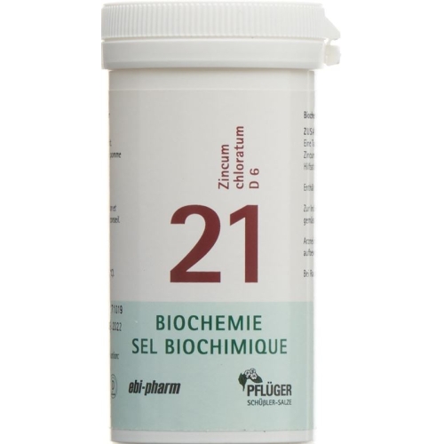 Pflueger Schüssler Nr. 21 Zinc Chlor Tabletten D 6 100g buy online