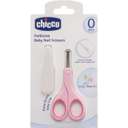 Chicco baby scissors with pink protective cap buy online