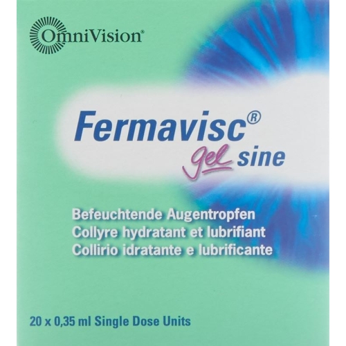 Fermavisc Gel Sine Augentropfen 20 Monodosen 0.35ml buy online