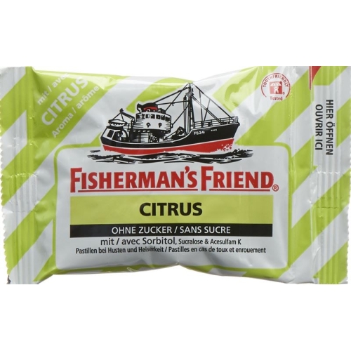 Fishermans Friend Pastillen Citrus ohne Zucker 25g buy online