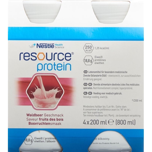 Resource Protein Waldbeeren 4x 200ml buy online