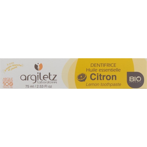 Argiletz Zahnpasta Zitrone Bio 75ml buy online