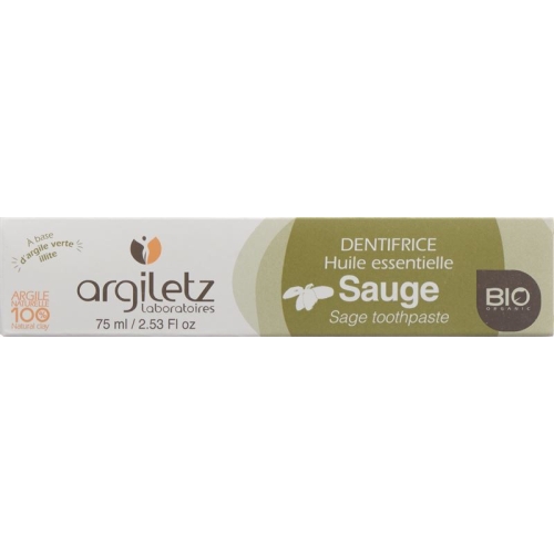 Argiletz Zahnpasta Salbei Bio 75ml buy online