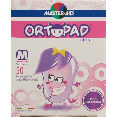 Ortopad Occlusionspflast Medium Girl 2-4j 50 Stück buy online