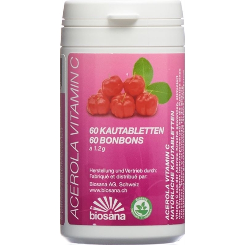 Acerola Vitamin C Tabletten Dose 60 Stück buy online