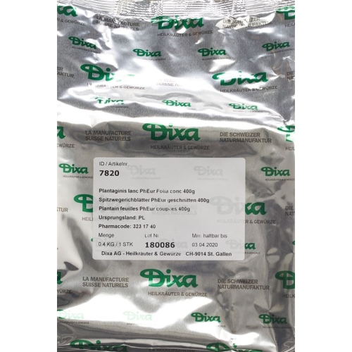 Dixa Plantaginis Lanceola Folium Conc Pheur 400g buy online