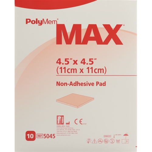 Polymem Max Superabsorber 11x11cm Non Adh St 10 X buy online