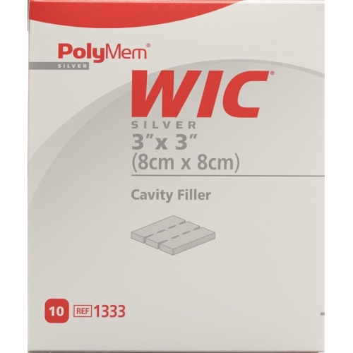 Polymem Wic Silver Wundfueller 8x8cm Steril 10 X buy online