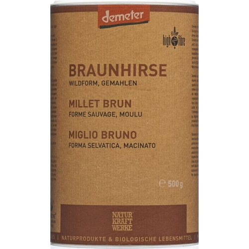 Naturkraftwerke Braunhirse Wild Pulver Demet 500g buy online