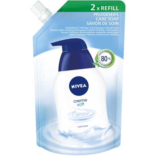 Nivea Pflegeseife Creme Soft Refill 500ml buy online