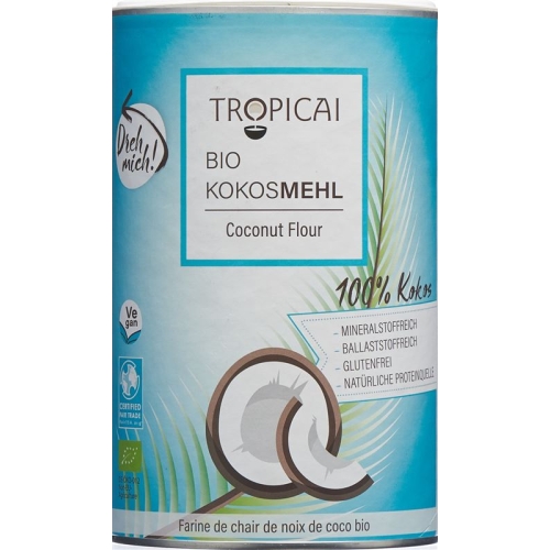 Tropicai Kokosnussmehl Bio Beutel 500g buy online