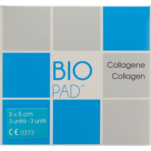 Biopad Collagen Pad Wundauflage 5x5cm 3 Stück buy online