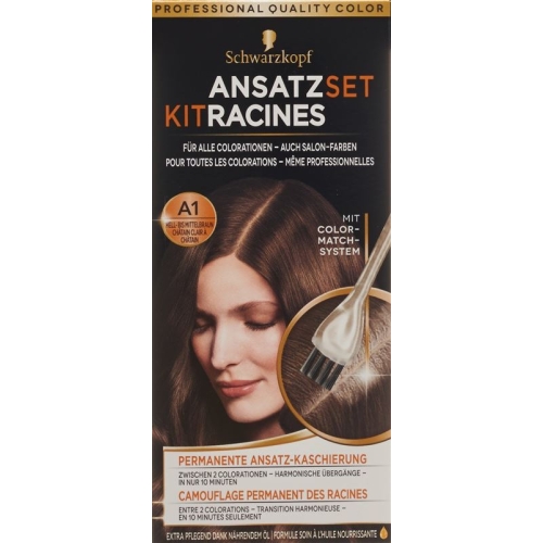 Schwarzkopf Ansatzset Hell Mittelbraun Flasche 22ml buy online