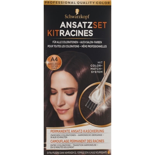 Schwarzkopf Ansatzset Dunkelbraun Flasche 22ml buy online