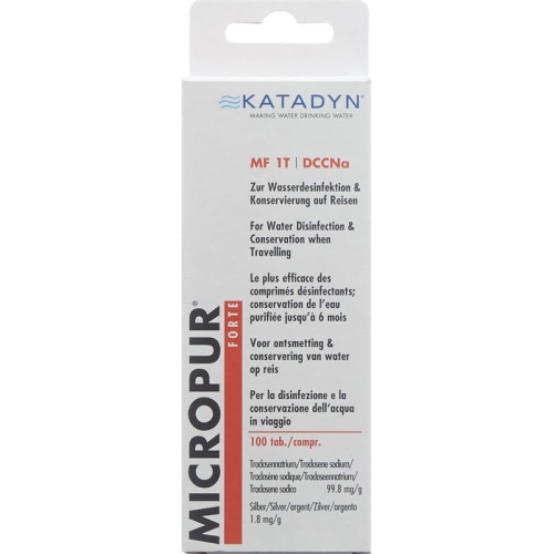 Katadyn Micorpur Forte MF 1T DCCNa 100 Tabletten buy online