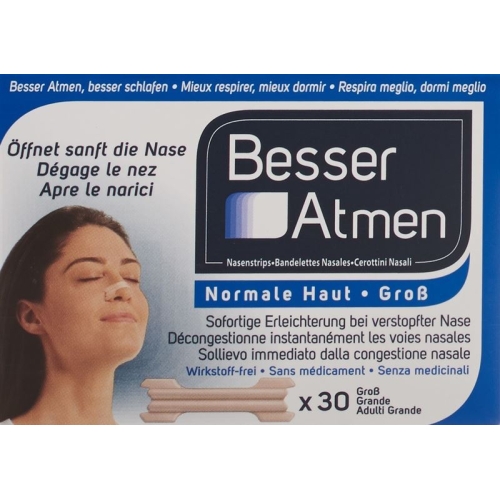 Besser Atmen Nose Strips, 30 pieces Large Size buy online