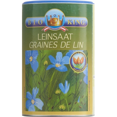 Bio King Leinsaat Gekeimt & Gemahlen 450g buy online