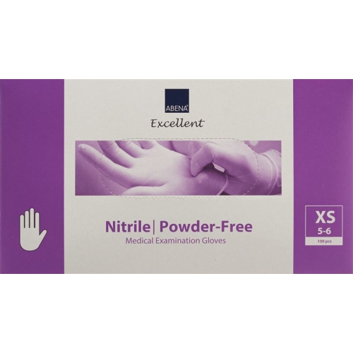 Abena Untersuchungs-Handschuhe Nitril XS Puderfrei W 100 Stück buy online