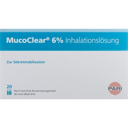 Pari Mucoclear Inhalationslösung 6% NaCl 20x 4ml buy online