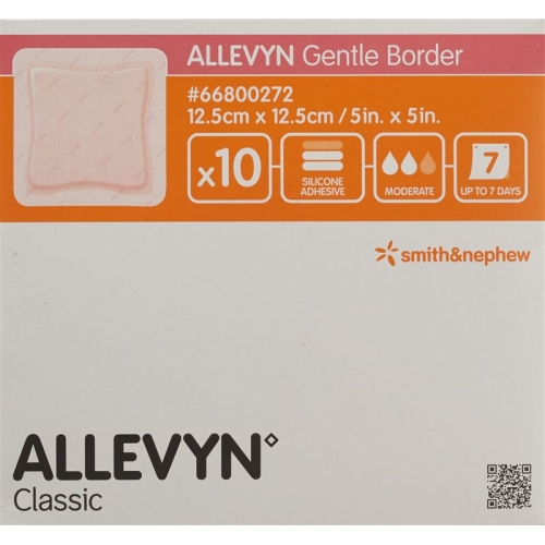 Allevyn Gentle Border Wundverband 12.5x12.5cm 10 Stück buy online