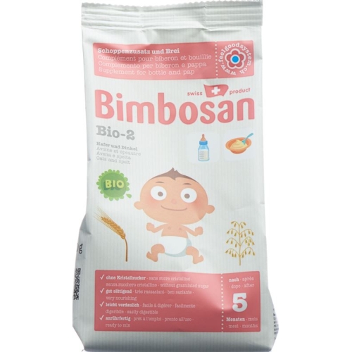 Bimbosan Bio-2 Hafer und Dinkel Pulver Refill 300g buy online