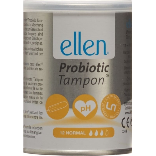 Ellen Normal Probiotic Tampon (neu) Dose 12 Stück buy online