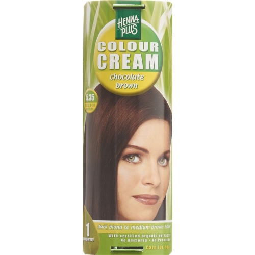 Henna Plus Colour Cream 5.35 Chocolat Braun 60g buy online