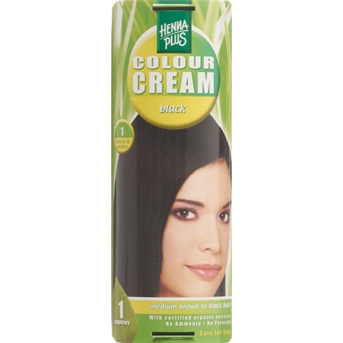 Henna Plus Colour Cream 1 Schwarz 60g buy online