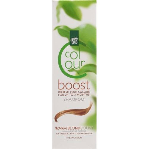 Henna Plus Colour Boost Shampoo Warm Blond 200ml buy online