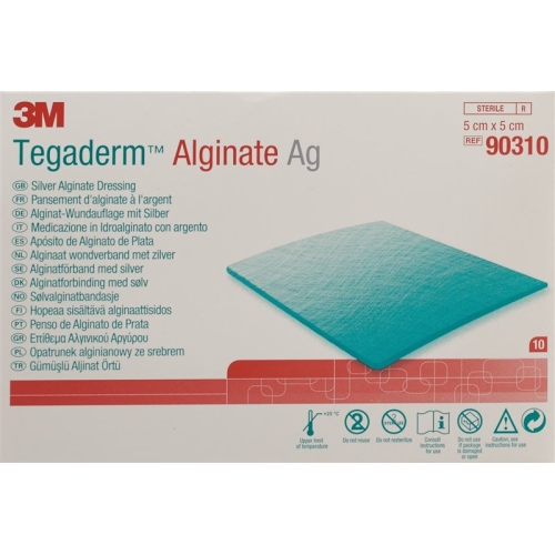 3M Tegaderm Alginate Ag Kompresse 5x5cm 10 Stück buy online