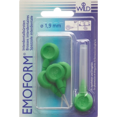 Emoform Interdentalbürsten 1.9mm Hellgrün 5 Stück buy online