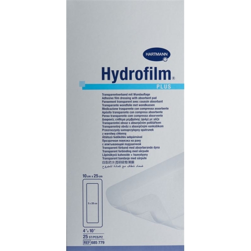 Hydrofilm Plus Wundverband Film 10x25cm Steril 25 Stück buy online