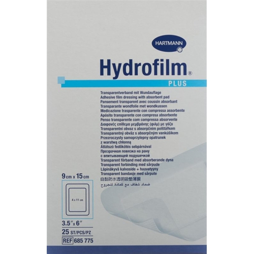 Hydrofilm Plus Wundverband Film 9x15cm Steril 25 Stück buy online