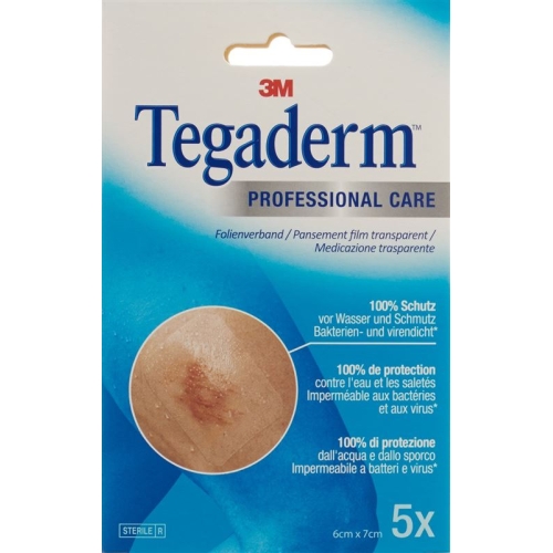 3M Tegaderm Transparentverband 6x7cm 5 Stück buy online