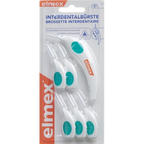 Elmex Interdentalbürste 5mm mit Halter 6 Stück buy online