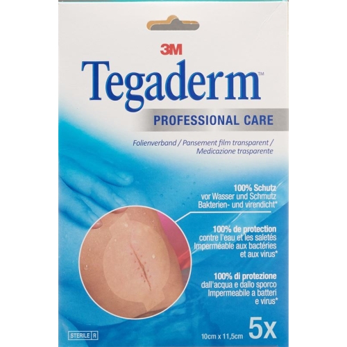 3M Tegaderm Transparentverband 10x11.5cm Oval 5 Stück buy online