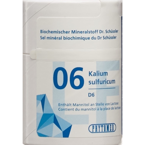 Phytomed Schüssler Nr. 6 Tabletten D 6 Lactosefrei 200 Stück buy online